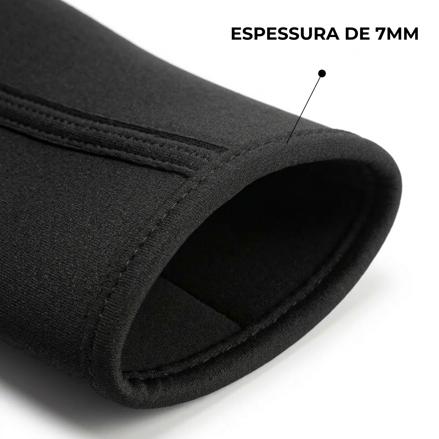 Joelheira de Compressão 7mm — Mais Apoio no Joelho Sob Carga