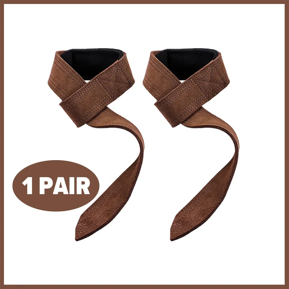 Strap de Couro para Treino - Mais Firmeza na Pegada