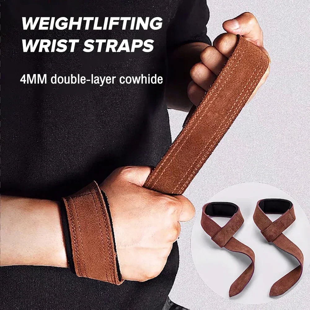 Strap de Couro para Treino - Mais Firmeza na Pegada