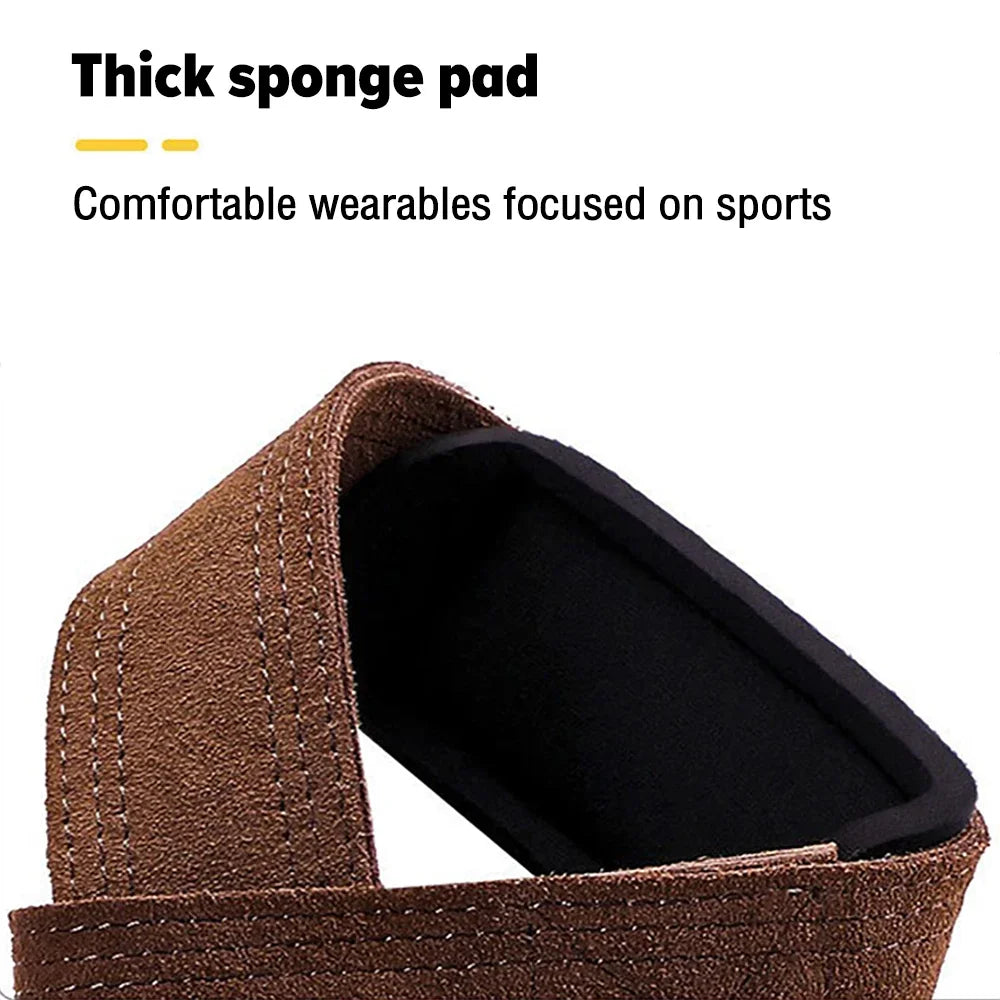 Strap de Couro para Treino - Mais Firmeza na Pegada
