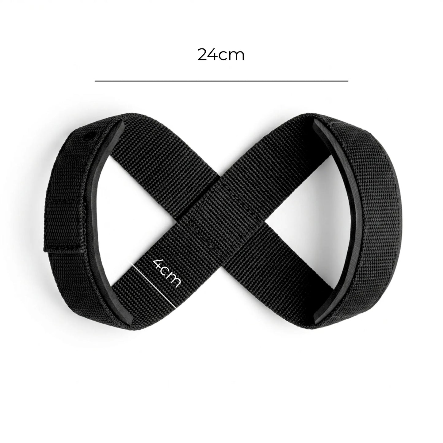 Medidas do strap 8: 24 cm de comprimento e 4 cm de largura